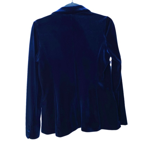 Tahari : Royal Blue Velvet Blazer : Small - Picture 3 of 5